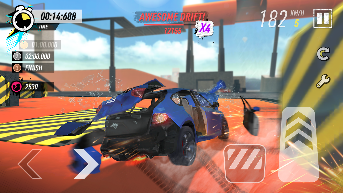 اسکرین شات 7 بازی Car Stunt Races: Mega Ramps