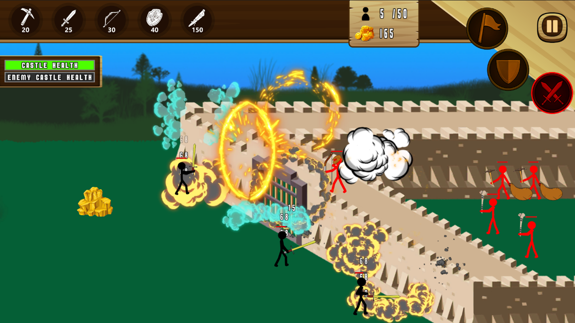 اسکرین شات 4 بازی Stick War Age: Battle Warriors