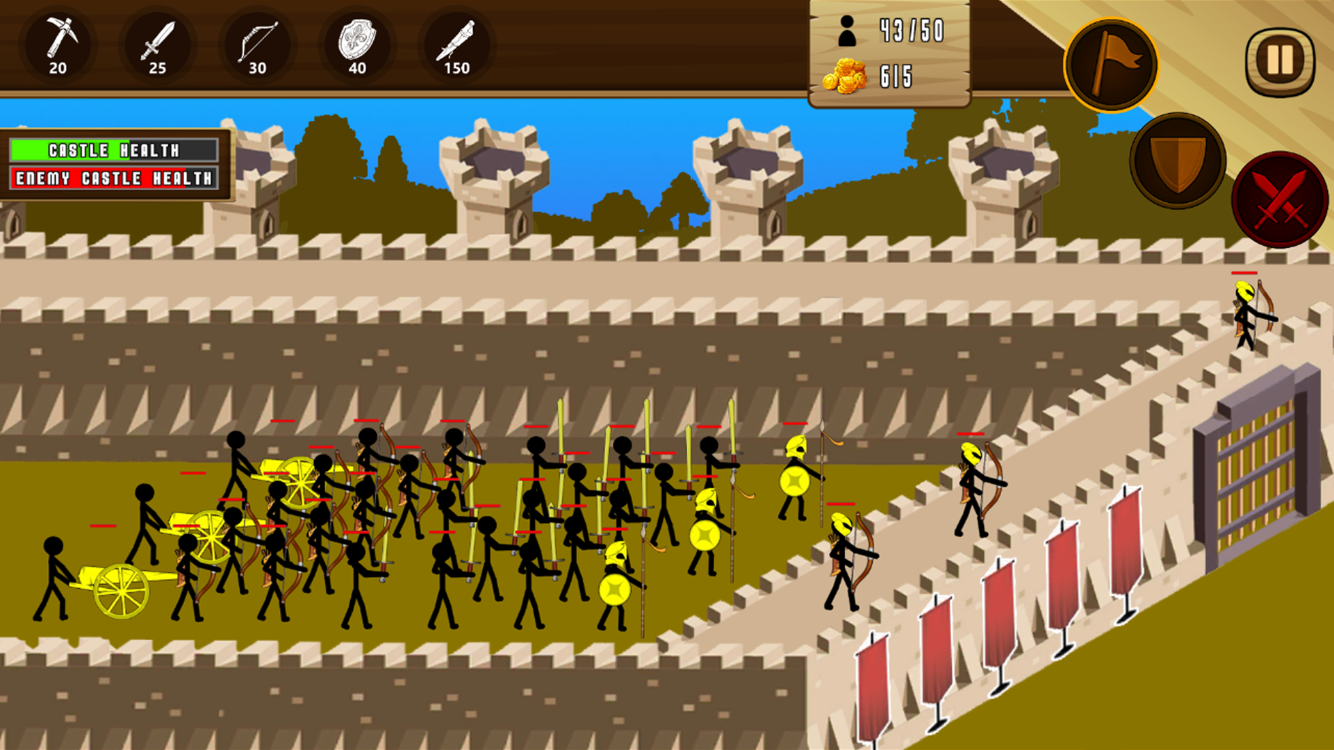 اسکرین شات 2 بازی Stick War Age: Battle Warriors
