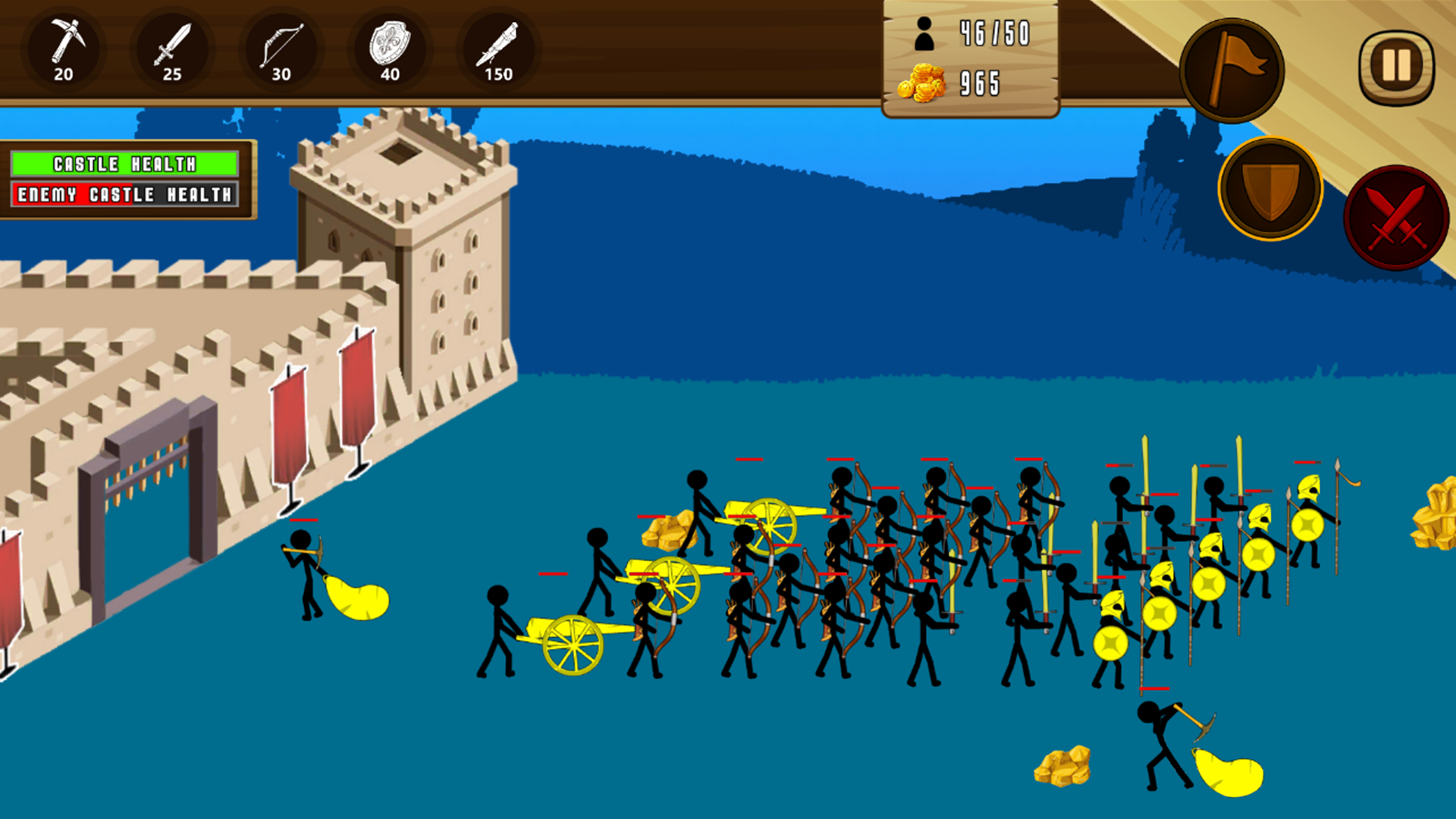 اسکرین شات 3 بازی Stick War Age: Battle Warriors