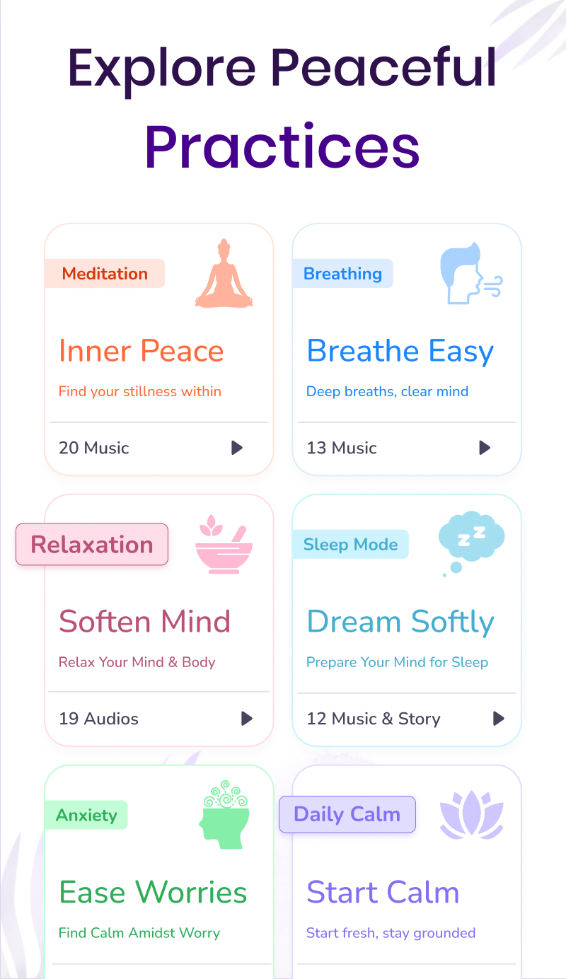 اسکرین شات 4 برنامه AI Mental Wellbeing - Relief
