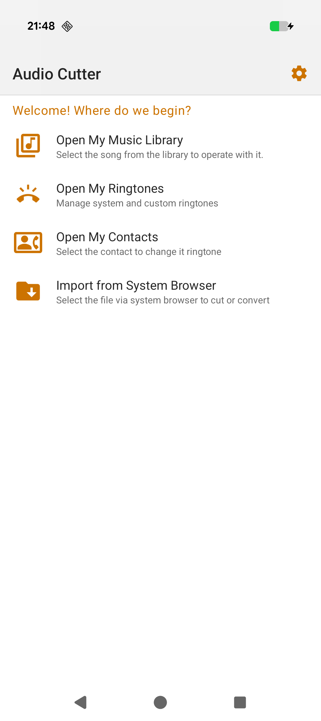 اسکرین شات 1 برنامه AIMP: Audio Cutter