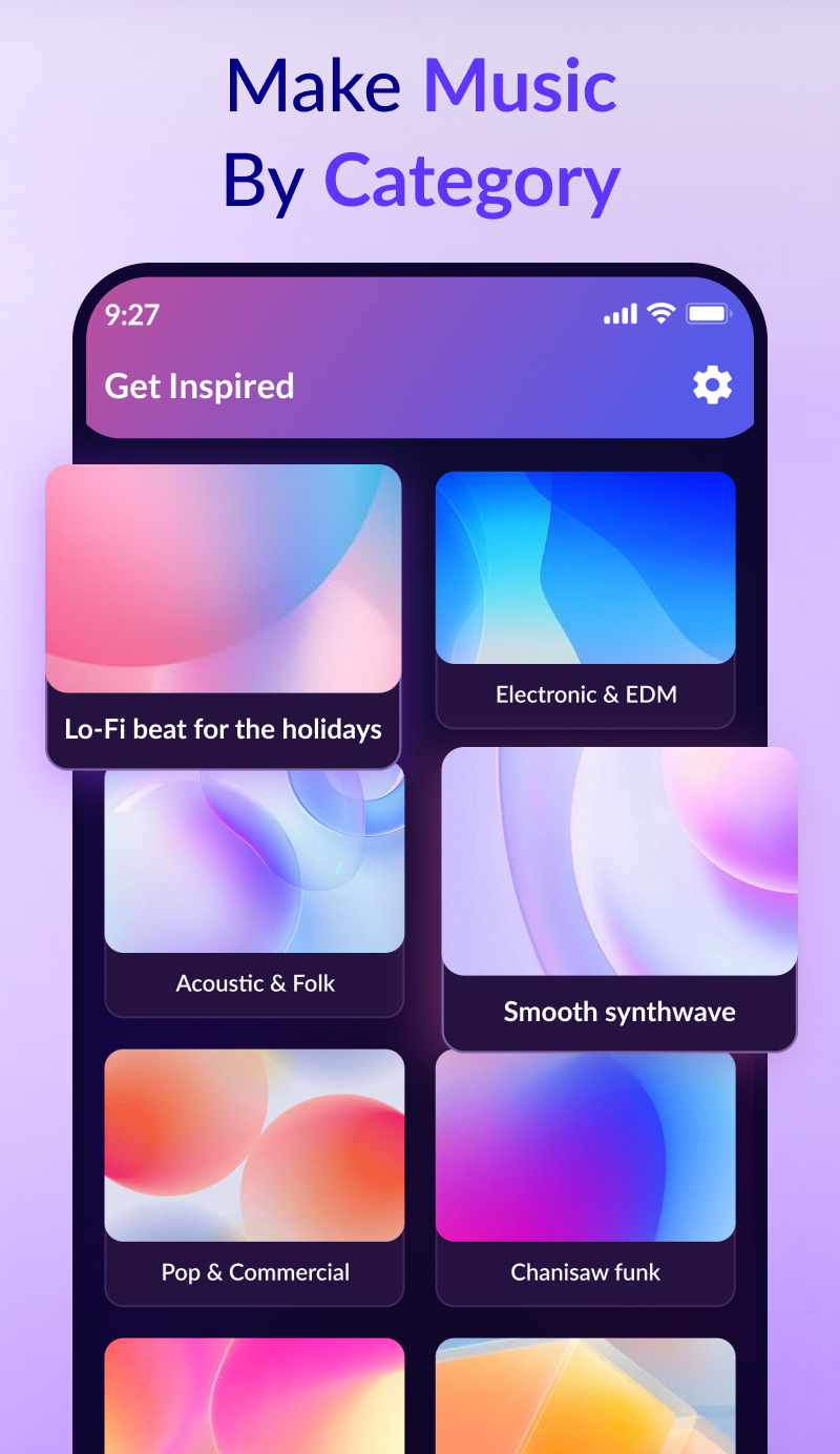 اسکرین شات 5 برنامه AI Music Generator from Text