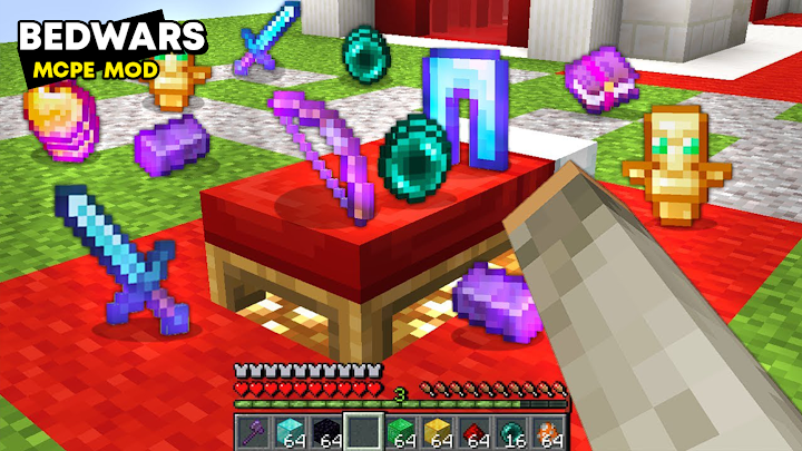اسکرین شات 1 برنامه Bedwars Maps NEW
