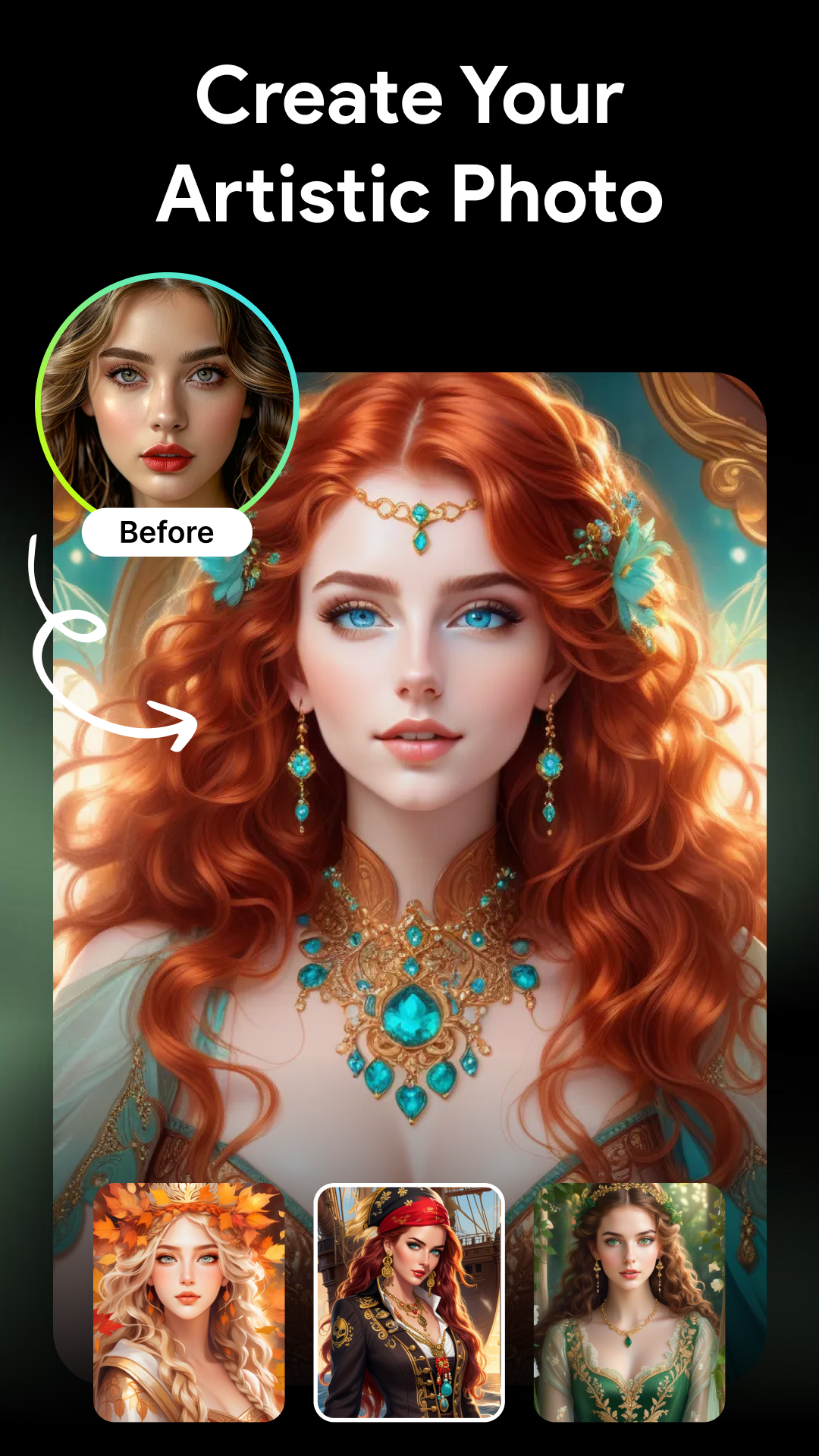 اسکرین شات 2 برنامه Art Lab: AI Image Generator