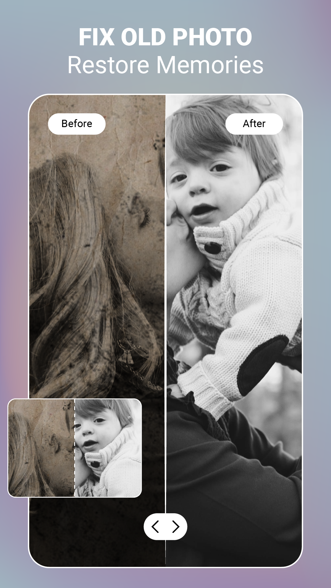اسکرین شات 3 برنامه Aibi Photo: AI Photo Enhancer
