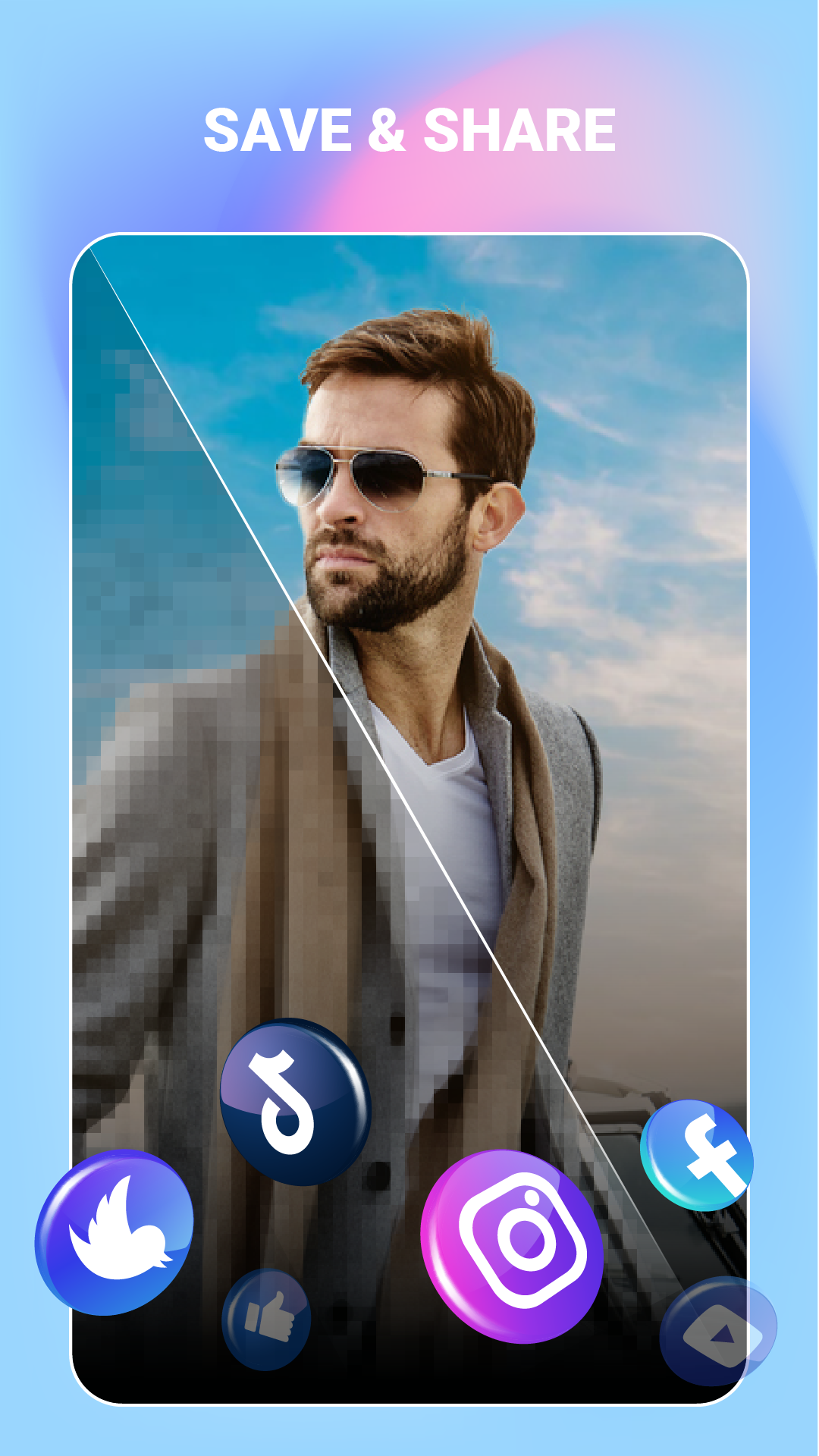 اسکرین شات 7 برنامه Aibi Photo: AI Photo Enhancer