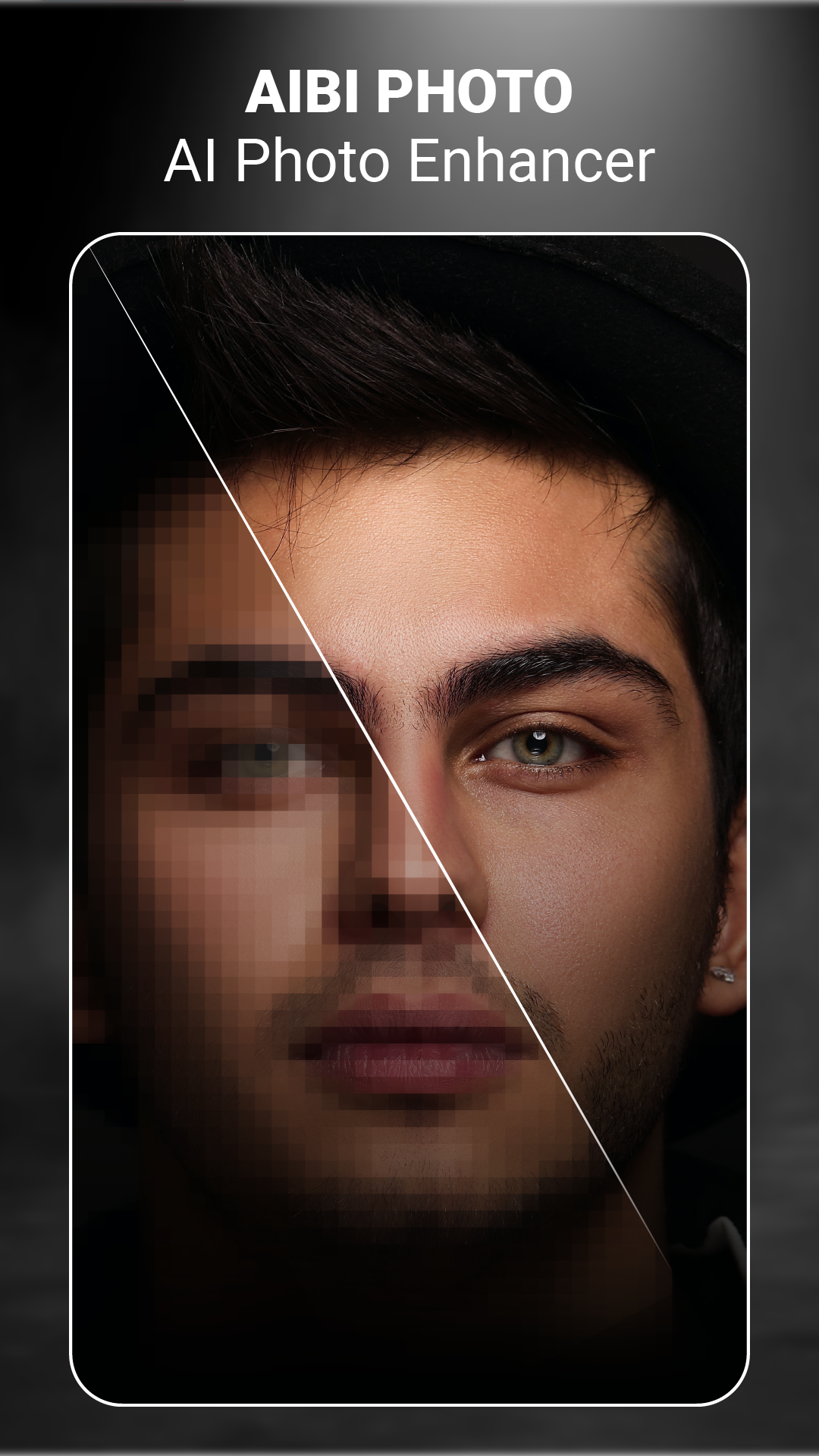 اسکرین شات 1 برنامه Aibi Photo: AI Photo Enhancer