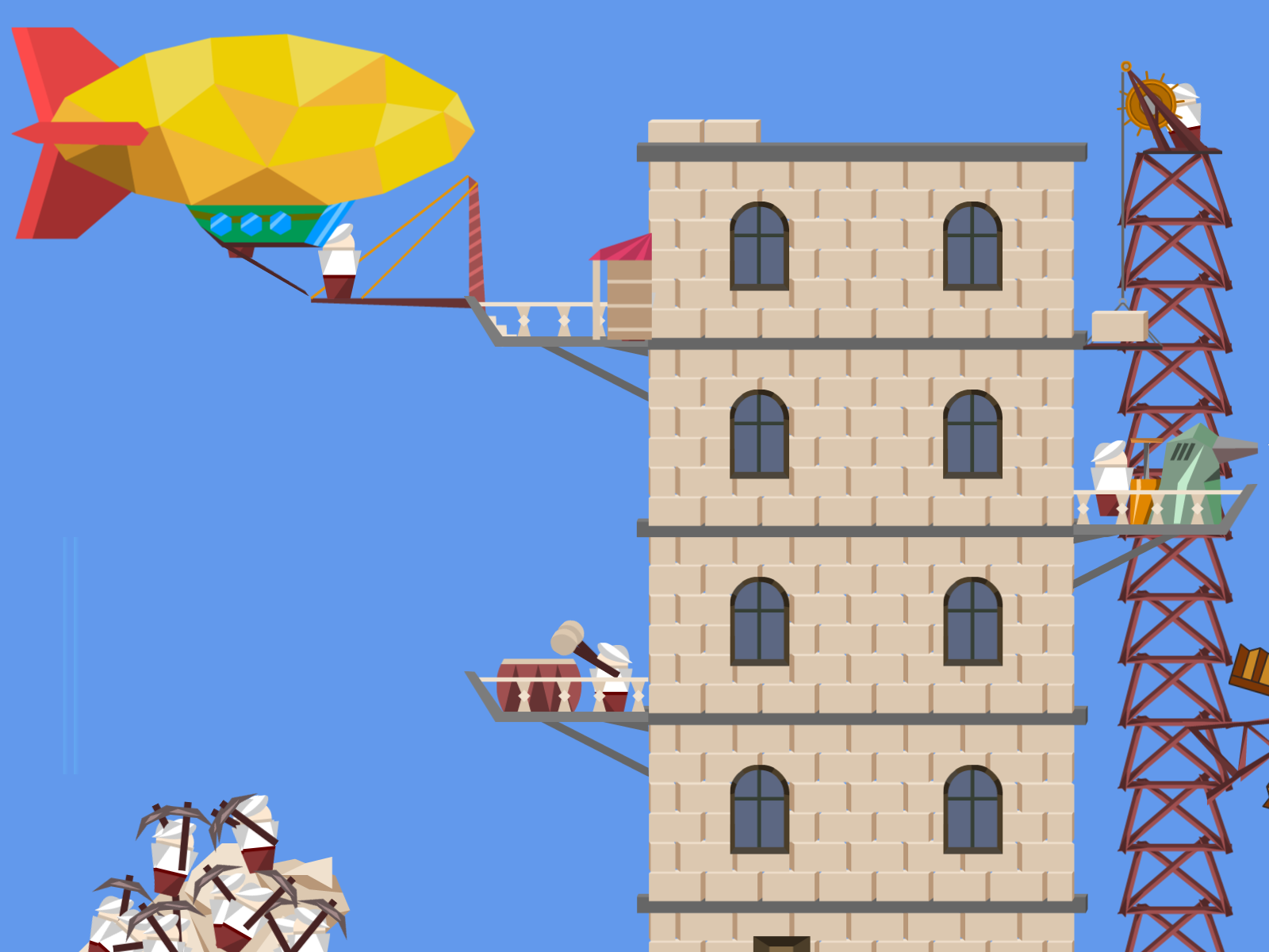 اسکرین شات 4 بازی Idle Tower Builder: Miner City