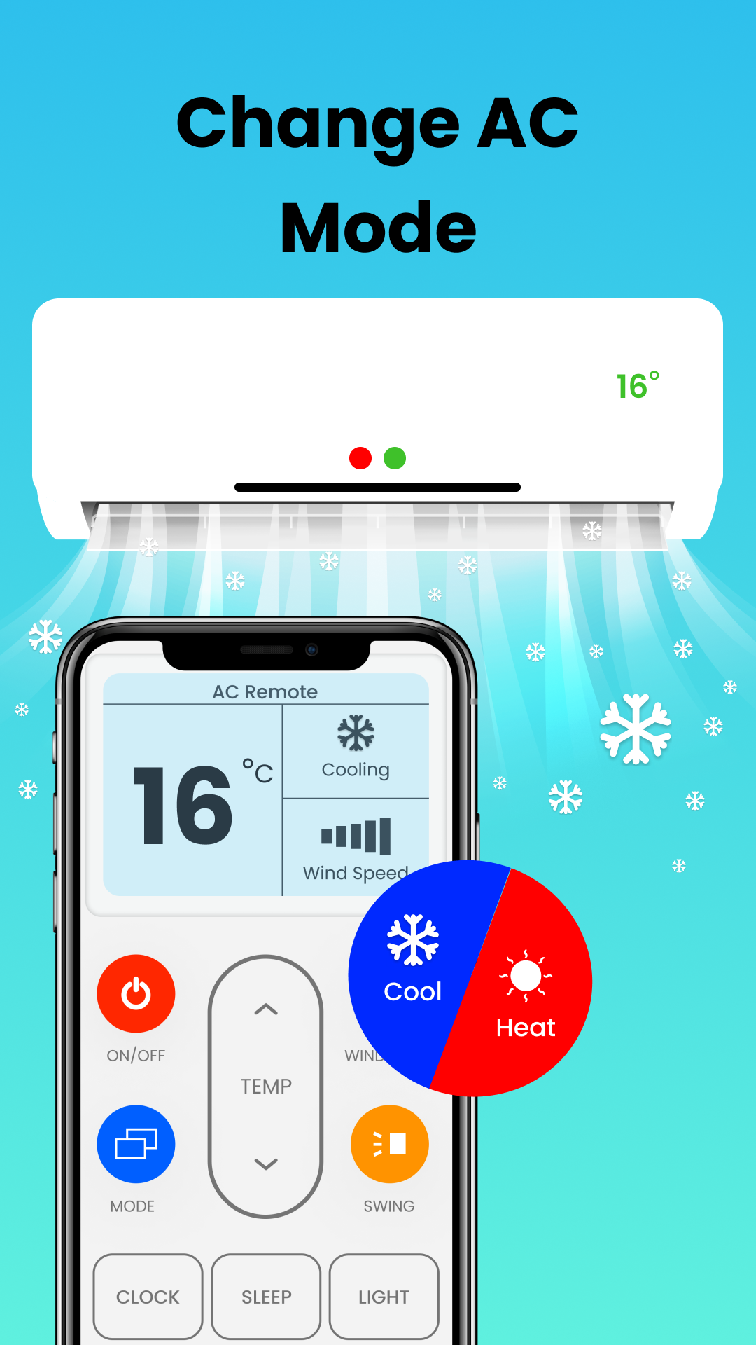 اسکرین شات 4 برنامه AC Remote Control For Android
