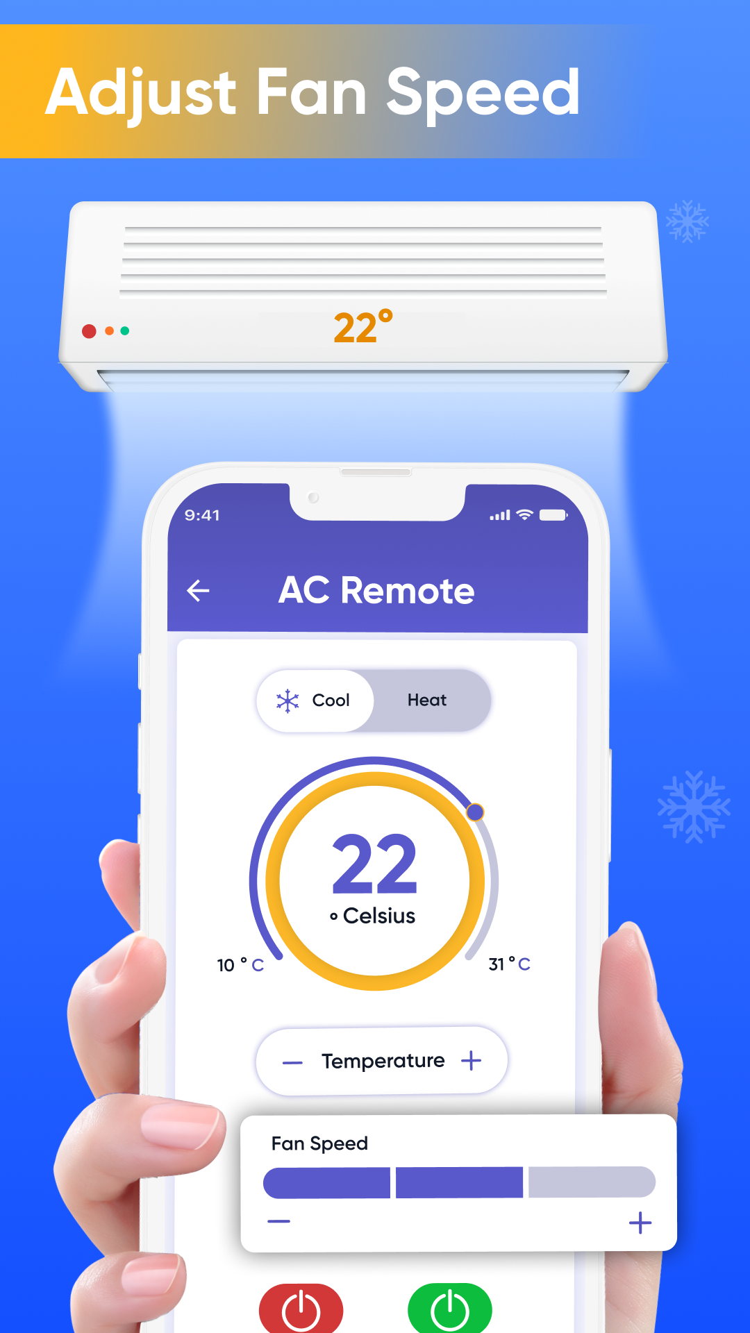 اسکرین شات 3 برنامه AC Remote Control Universal