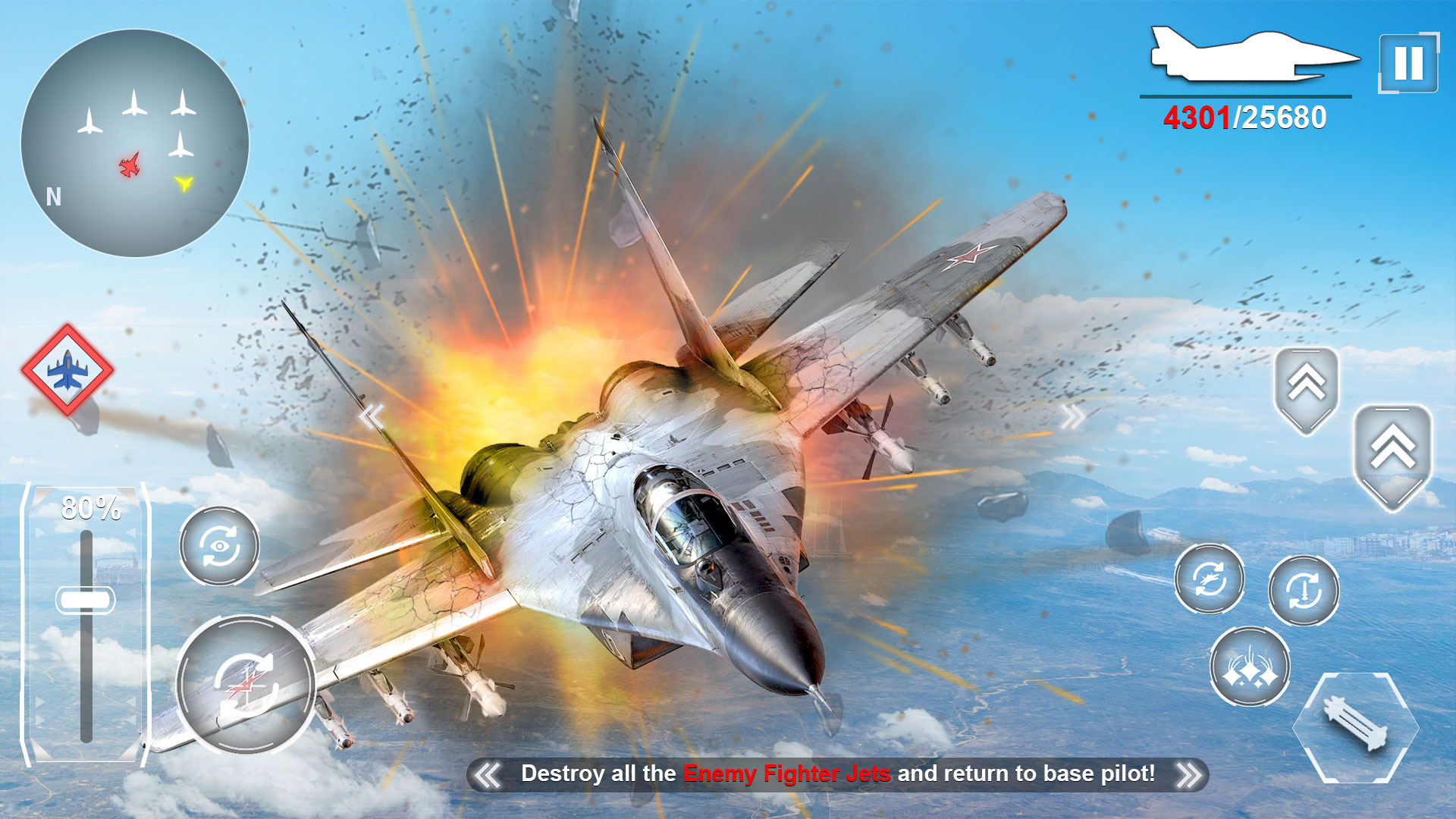 اسکرین شات 1 بازی Aircraft Strike: Jet Fighter
