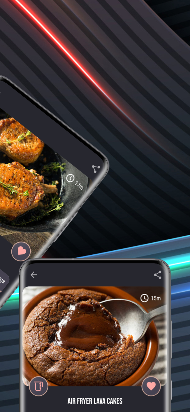 اسکرین شات 3 برنامه Air Fryer Recipes