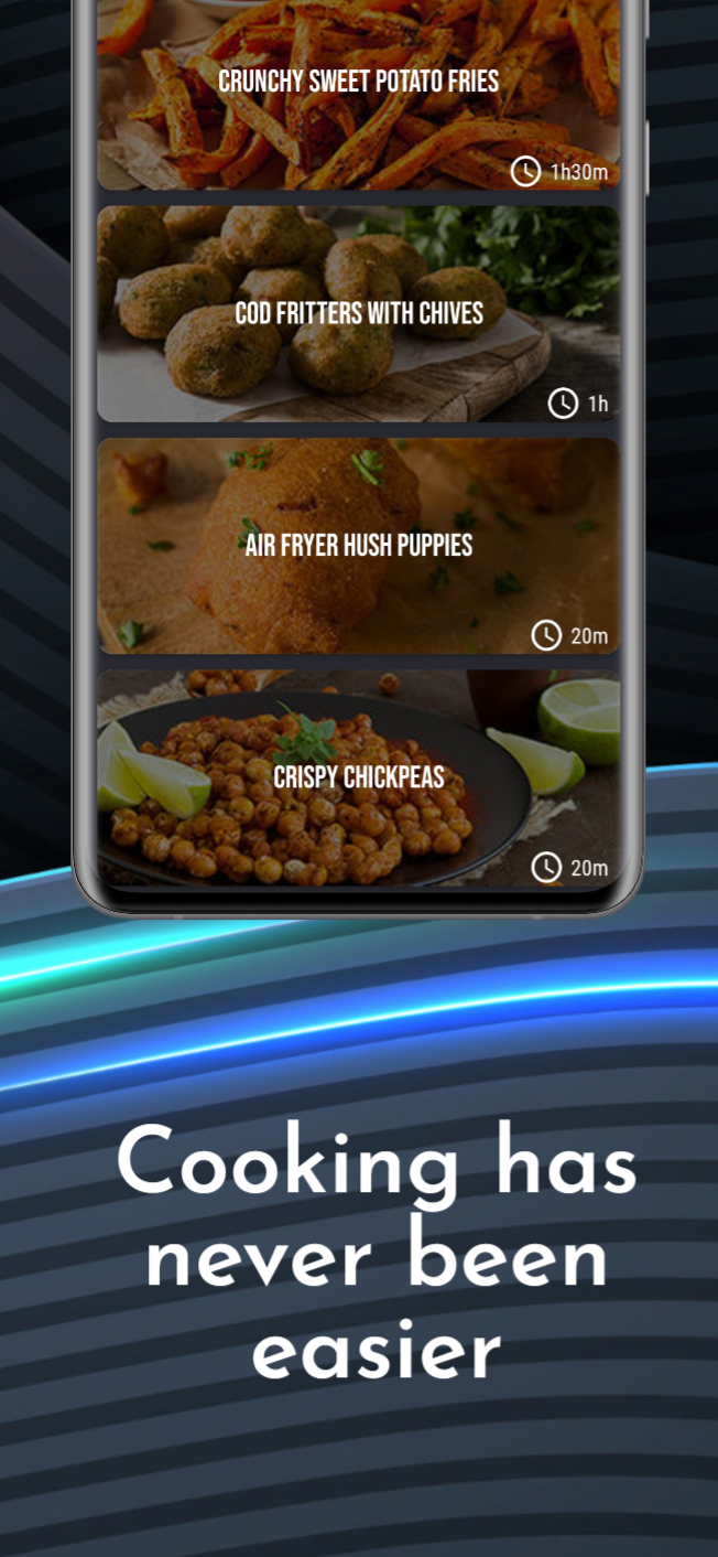 اسکرین شات 4 برنامه Air Fryer Recipes