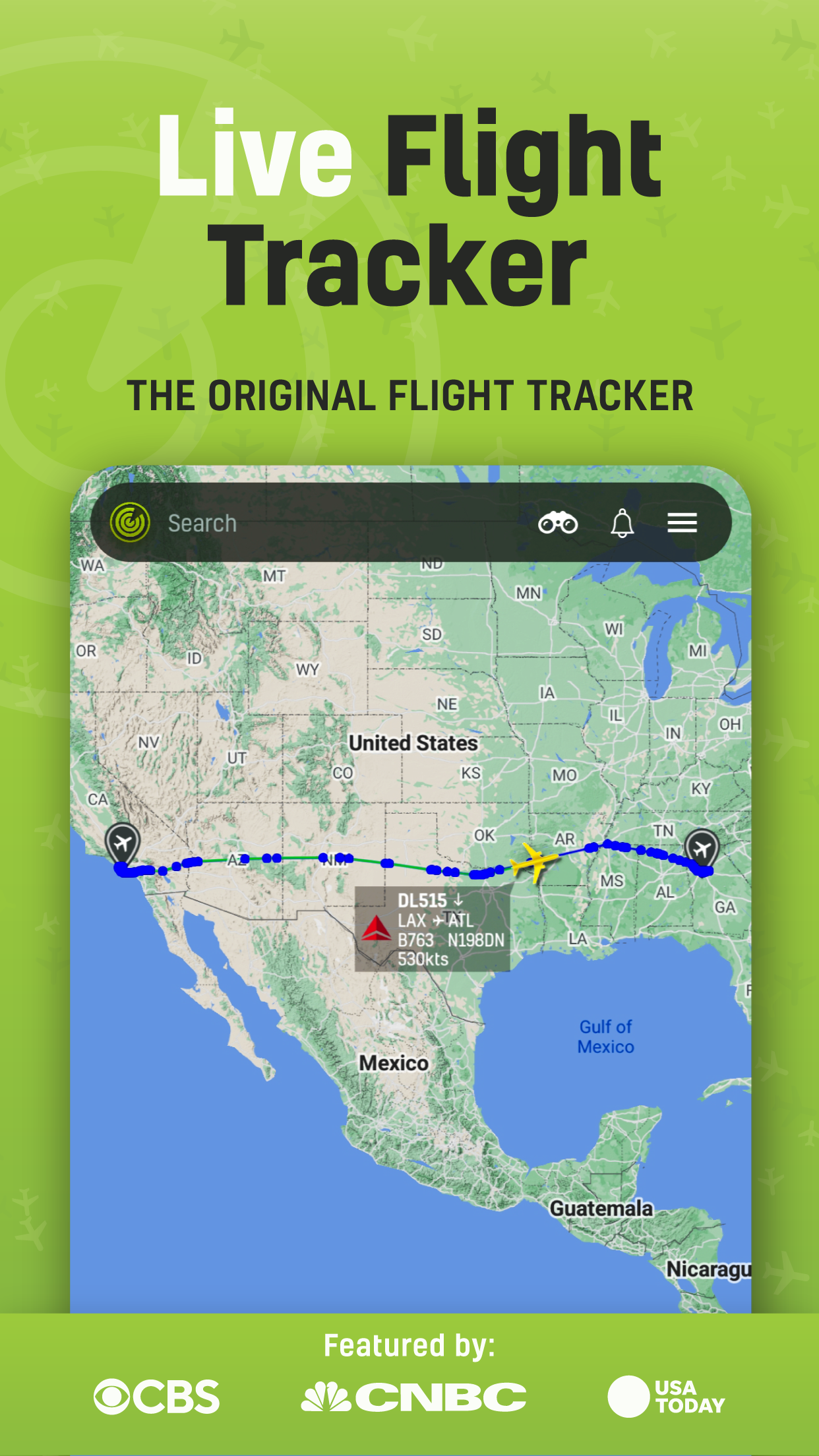 اسکرین شات 1 برنامه AirNav Radar – Flight Tracker