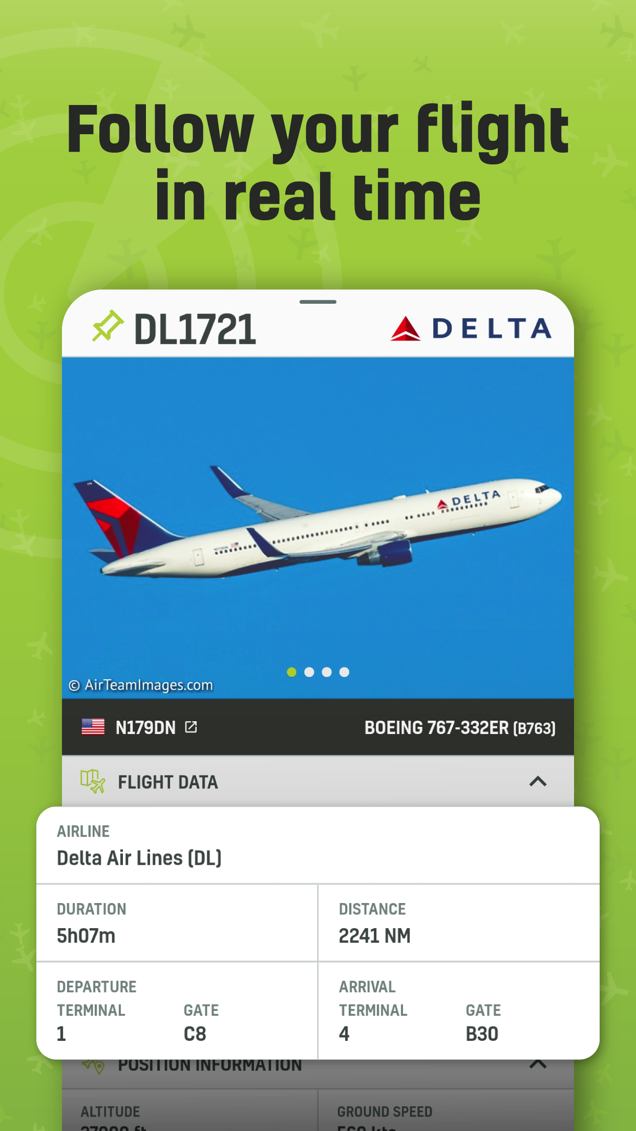 اسکرین شات 3 برنامه AirNav Radar – Flight Tracker