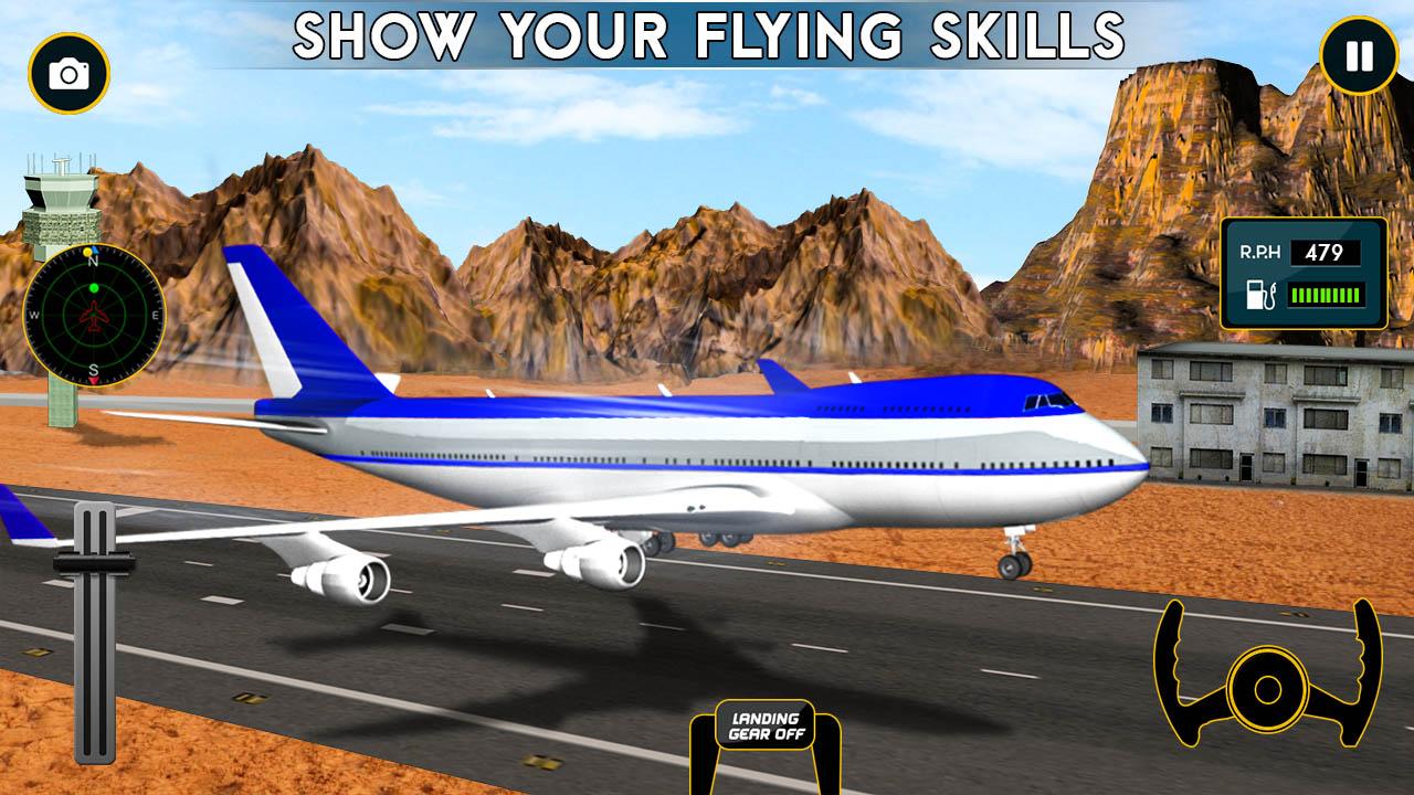 اسکرین شات 1 بازی Flight Pilot Simulator Games
