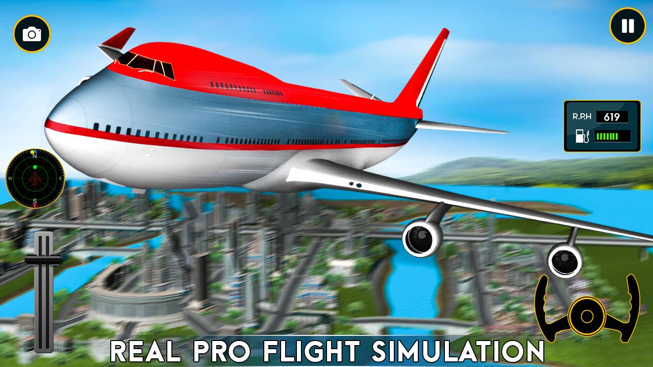 اسکرین شات 4 بازی Flight Pilot Simulator Games