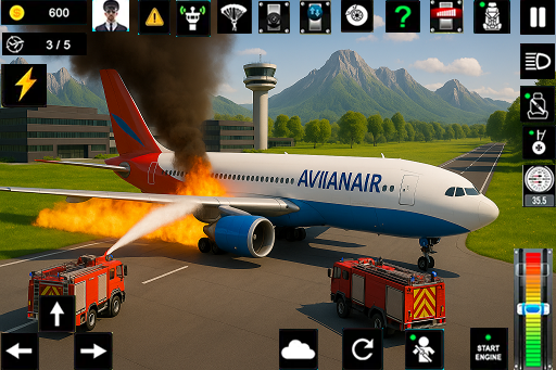 اسکرین شات 3 بازی Flight Pilot Simulator 3d