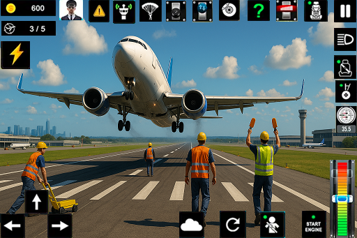 اسکرین شات 6 بازی Flight Pilot Simulator 3d