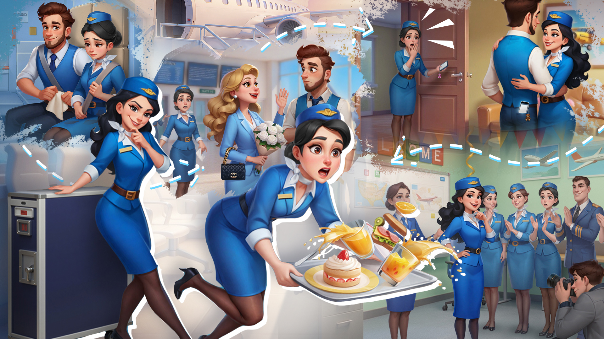 اسکرین شات 2 بازی Cooking Go：Airplane & Train