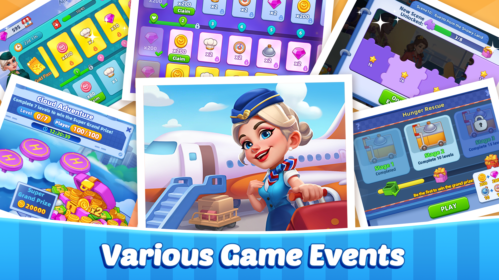 اسکرین شات 5 بازی Cooking Go:Airplane & Train