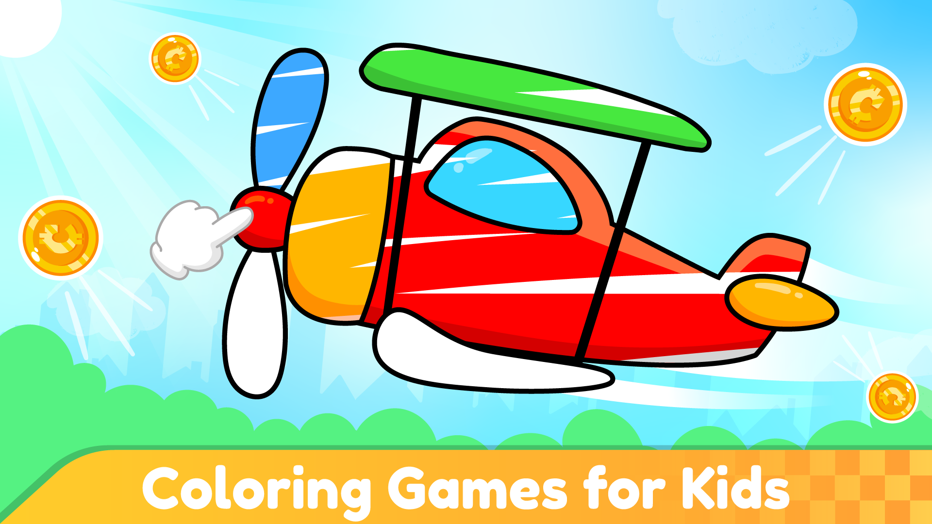 اسکرین شات 5 بازی Airplane Games for Kids Racing