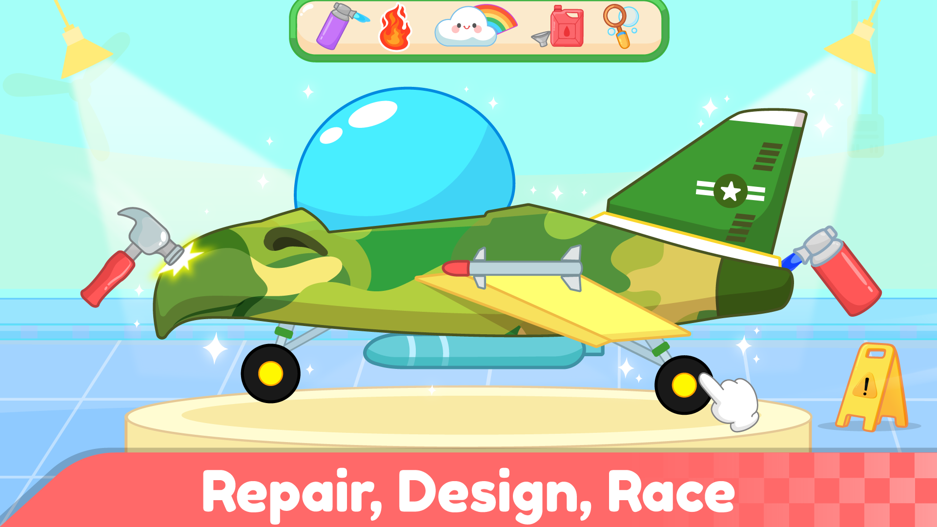 اسکرین شات 4 بازی Airplane Games for Kids Racing