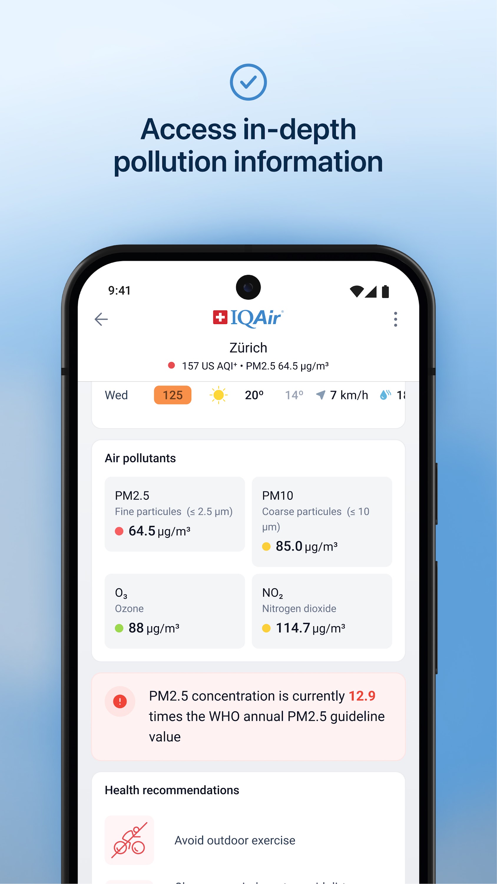 اسکرین شات 7 برنامه IQAir AirVisual | Air Quality