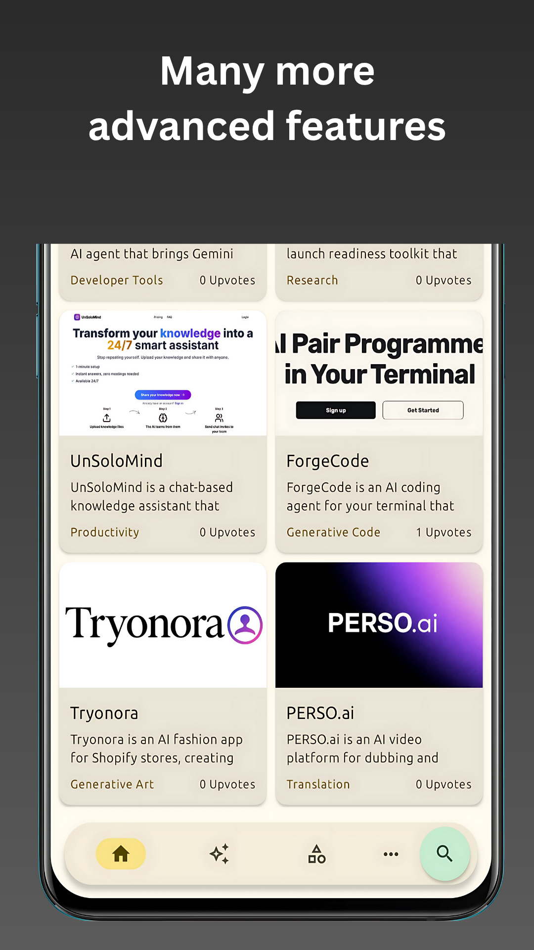 اسکرین شات 7 برنامه Future Tools: AI Hub & Agents