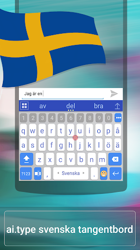 اسکرین شات 1 برنامه ai.type Swedish Dictionary