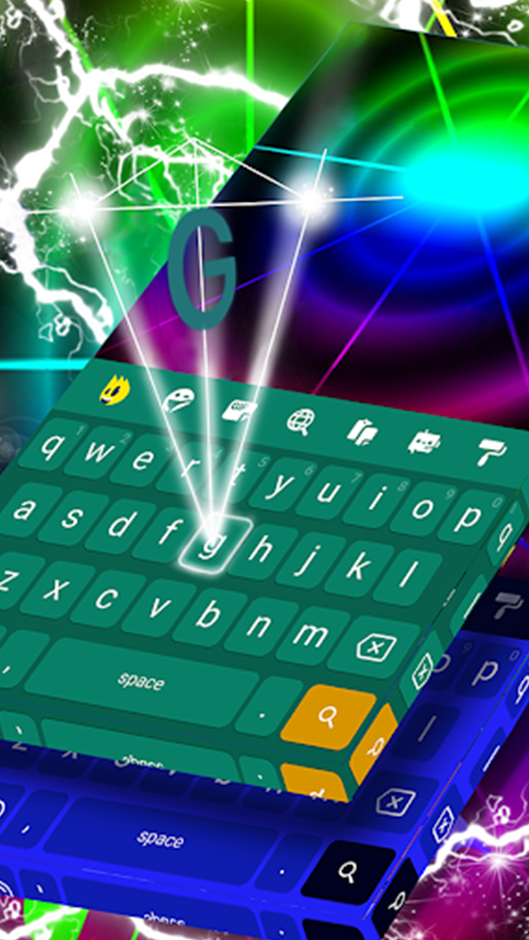 اسکرین شات 1 برنامه Keyboard With No Sound Effects