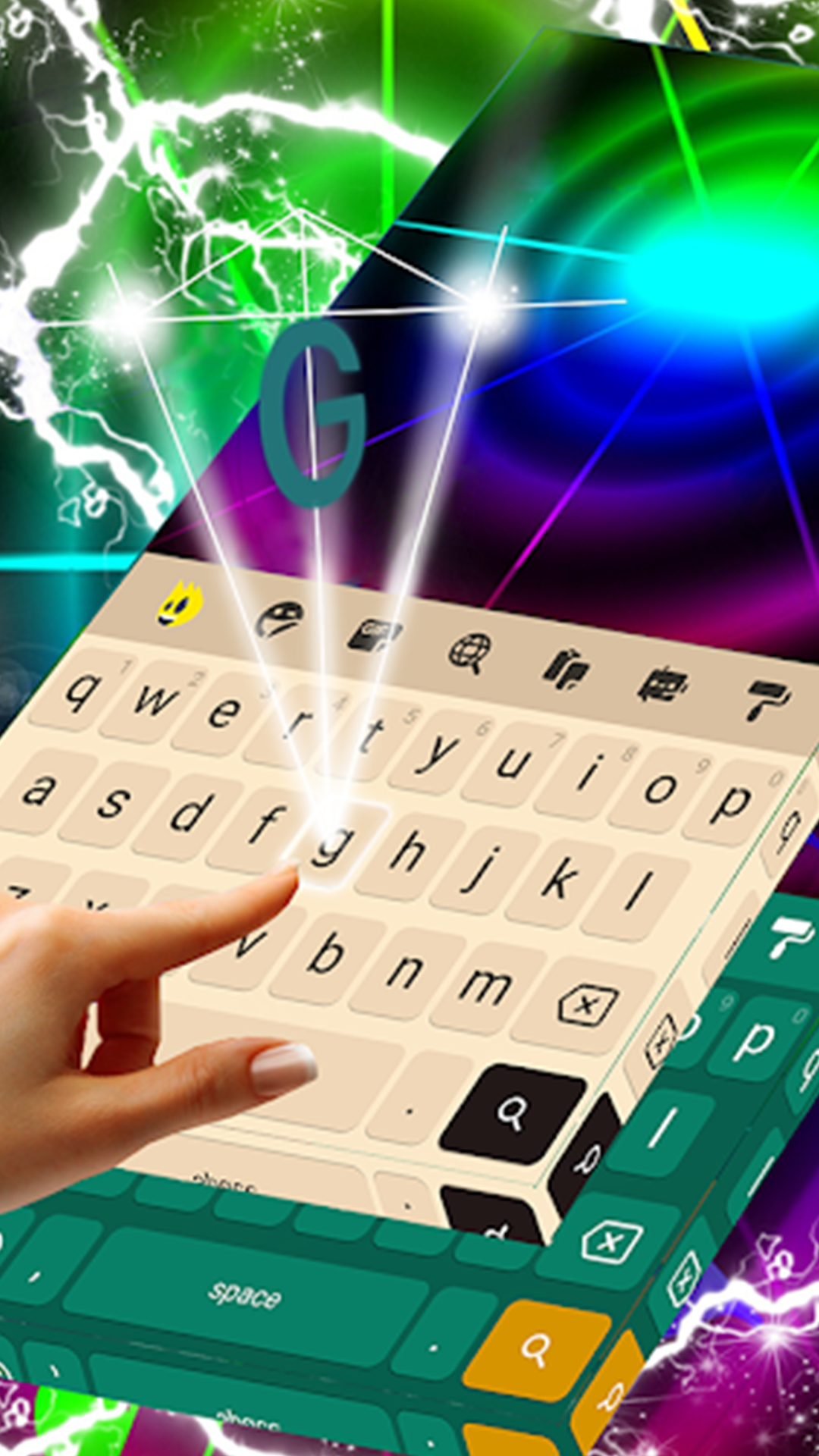 اسکرین شات 4 برنامه Keyboard With No Sound Effects