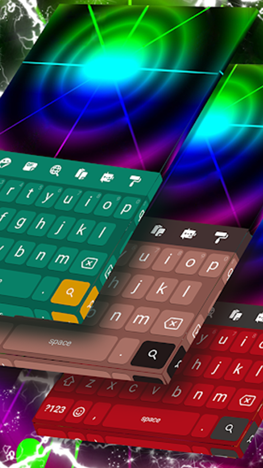 اسکرین شات 3 برنامه Keyboard With No Sound Effects