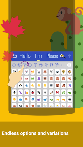 اسکرین شات 2 برنامه ai.Twitter Emoji Keyboard