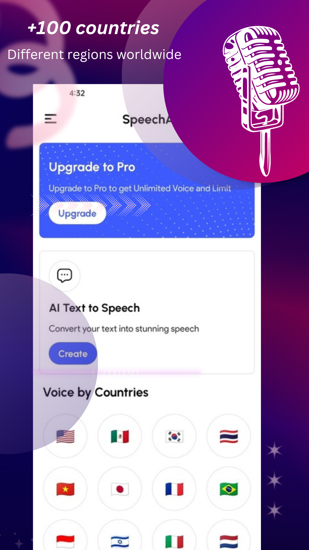 اسکرین شات 4 برنامه TTS Maker - Text To Speech