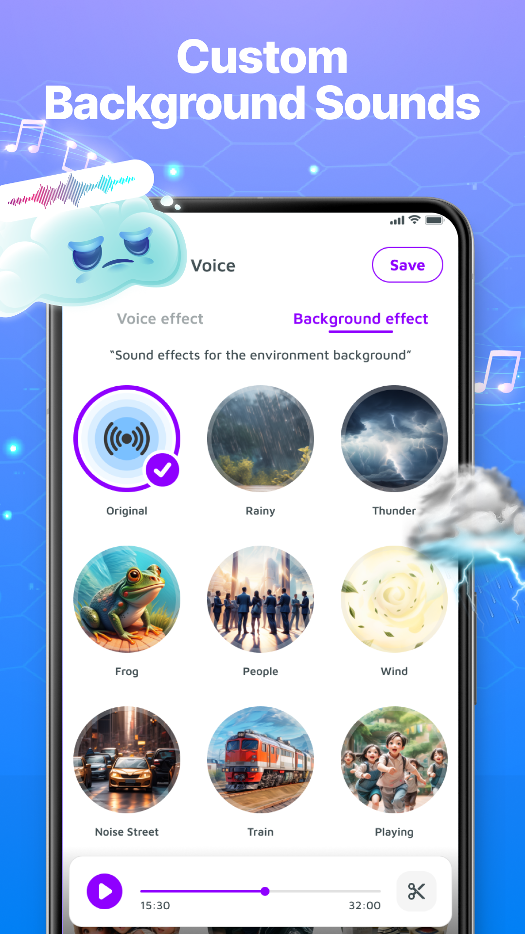 اسکرین شات 5 برنامه Voice Changer - Voice Effects