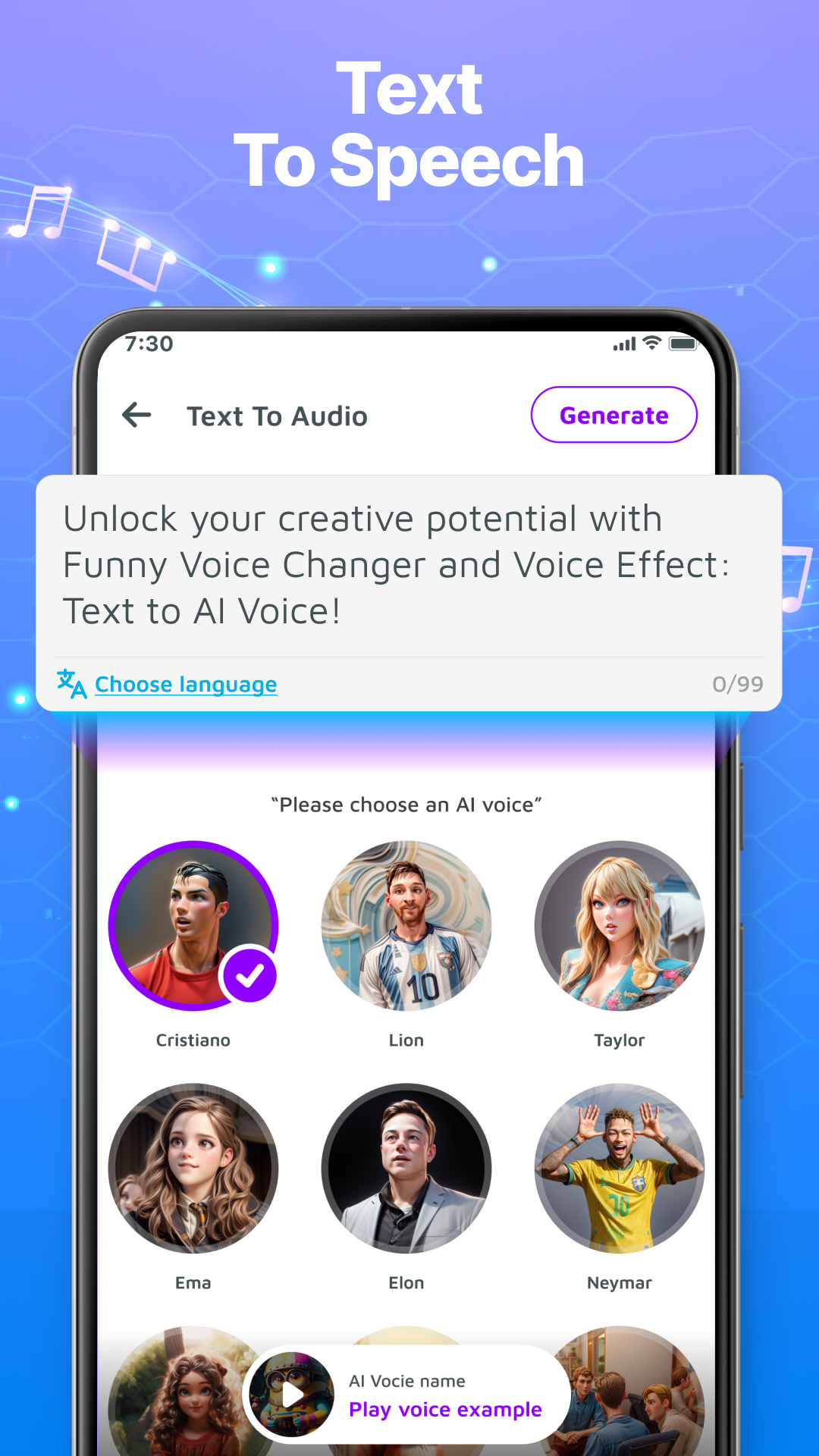 اسکرین شات 3 برنامه Voice Changer - Voice Effects
