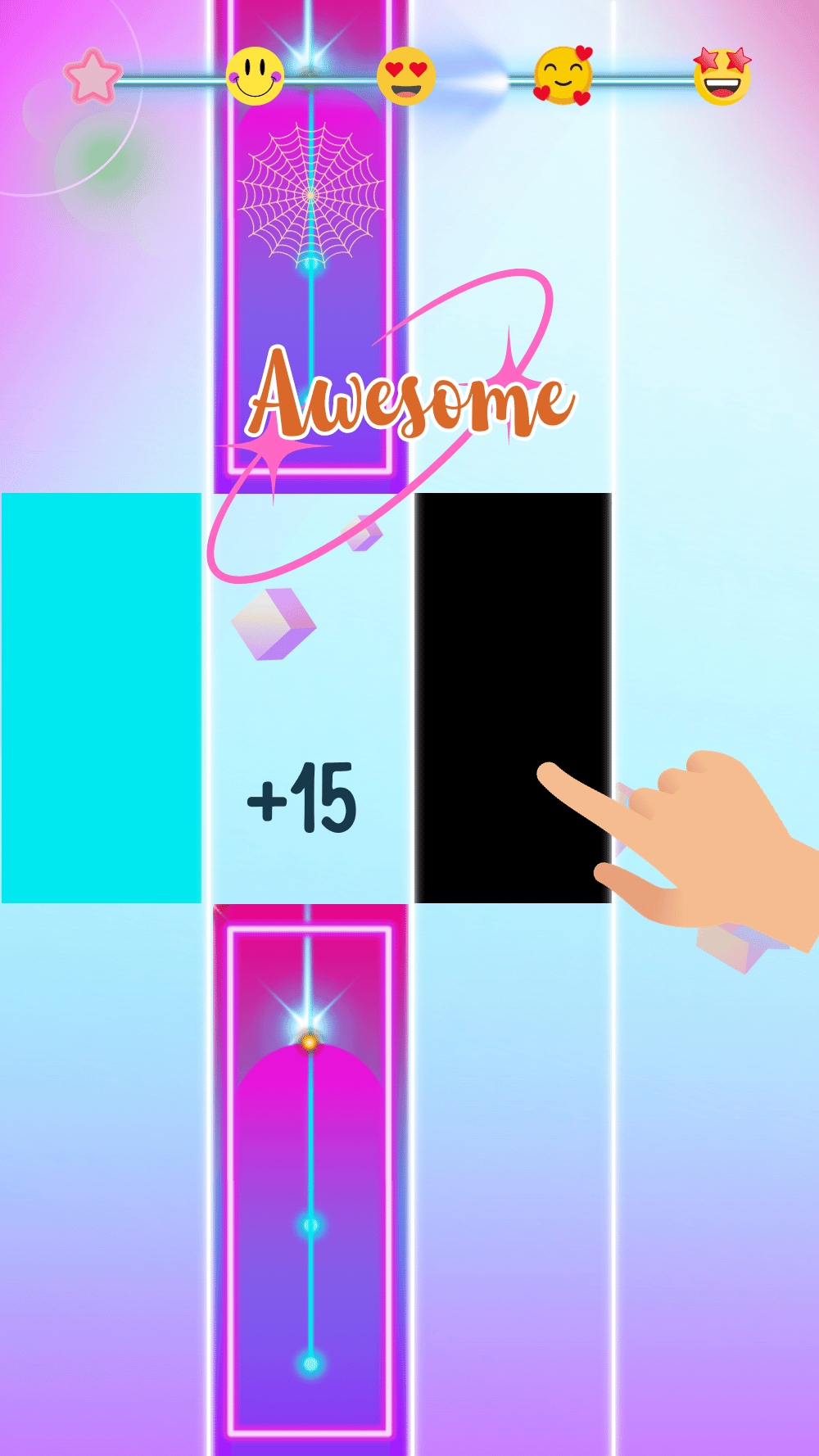 اسکرین شات 2 بازی Kuromi my Melody Piano Game