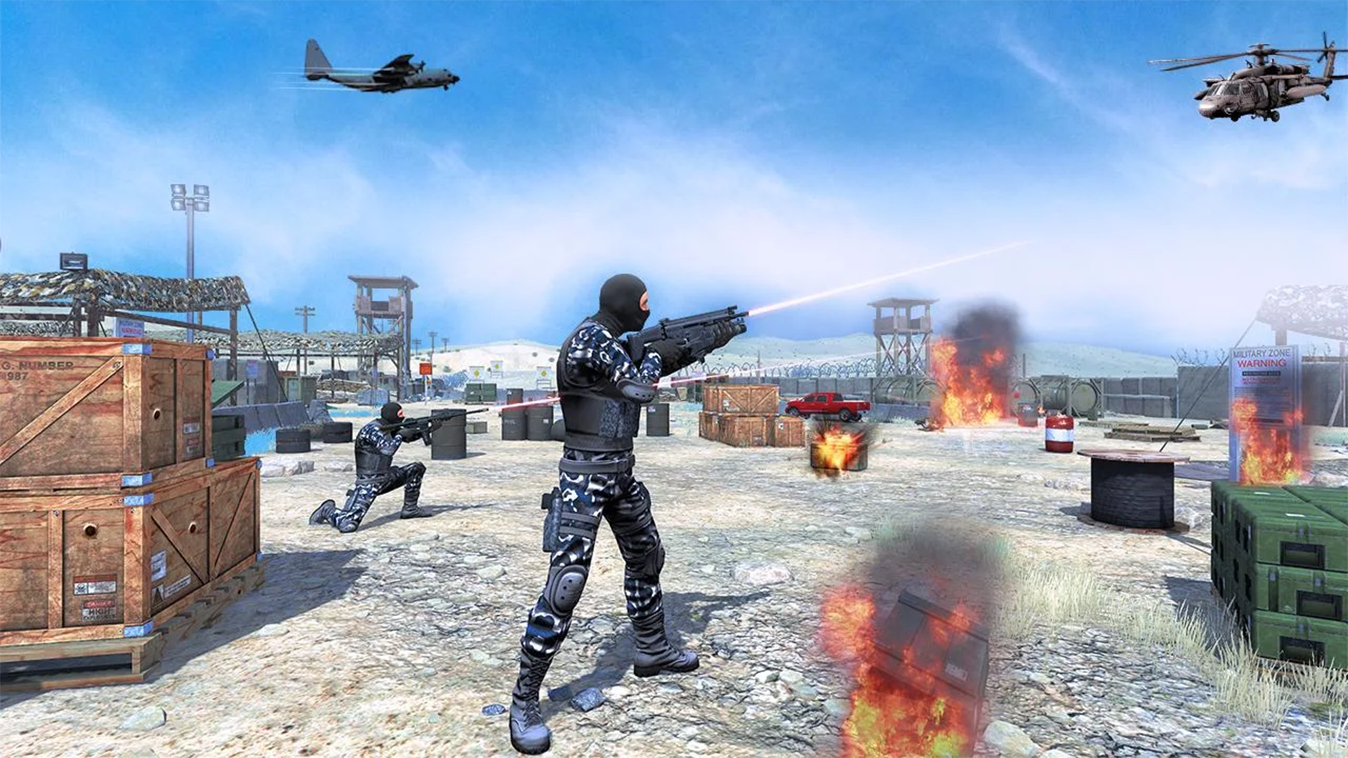 اسکرین شات 4 بازی Army Fps Gun Shooting Games
