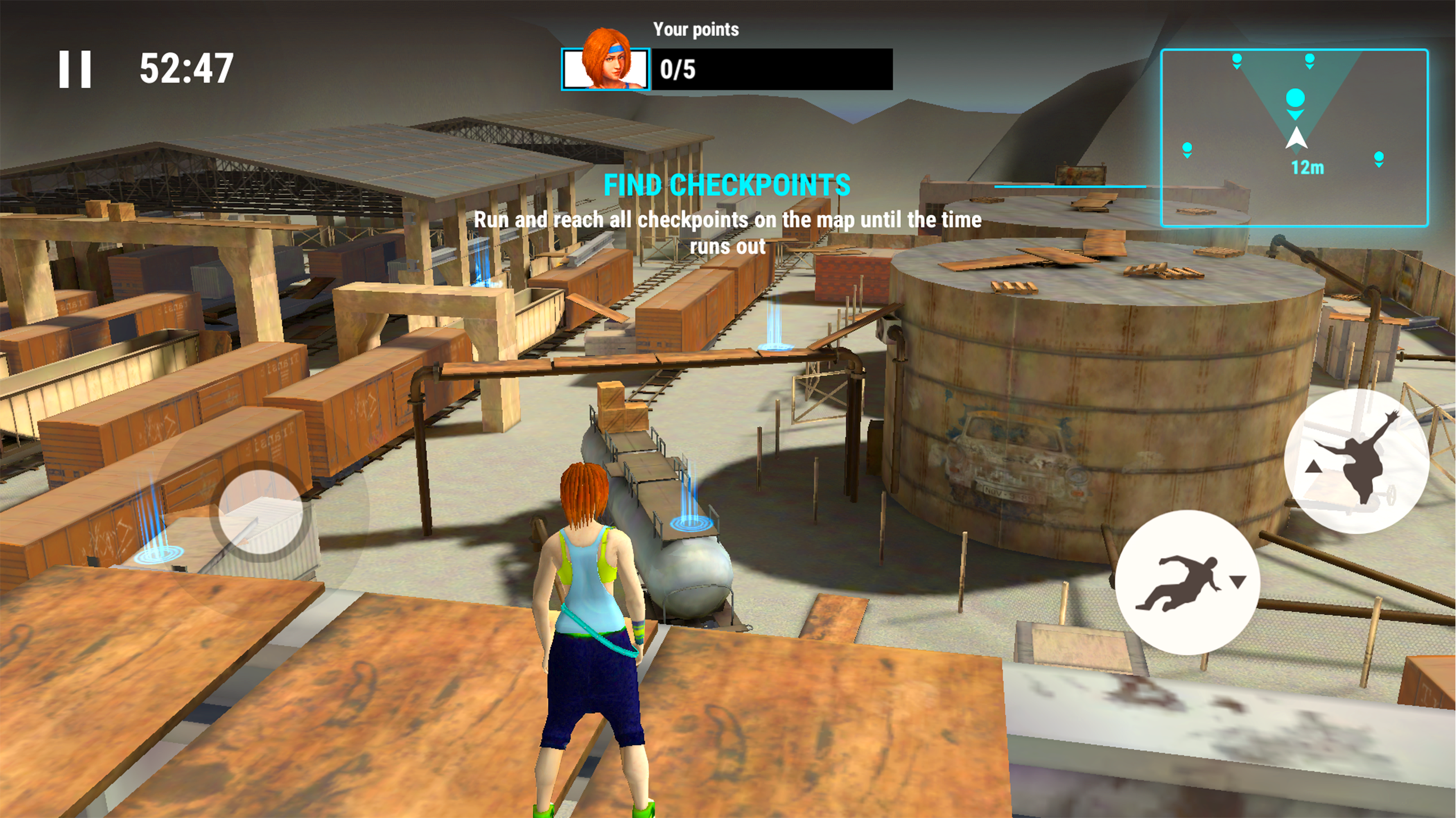 اسکرین شات 4 بازی Parkour Simulator 3D