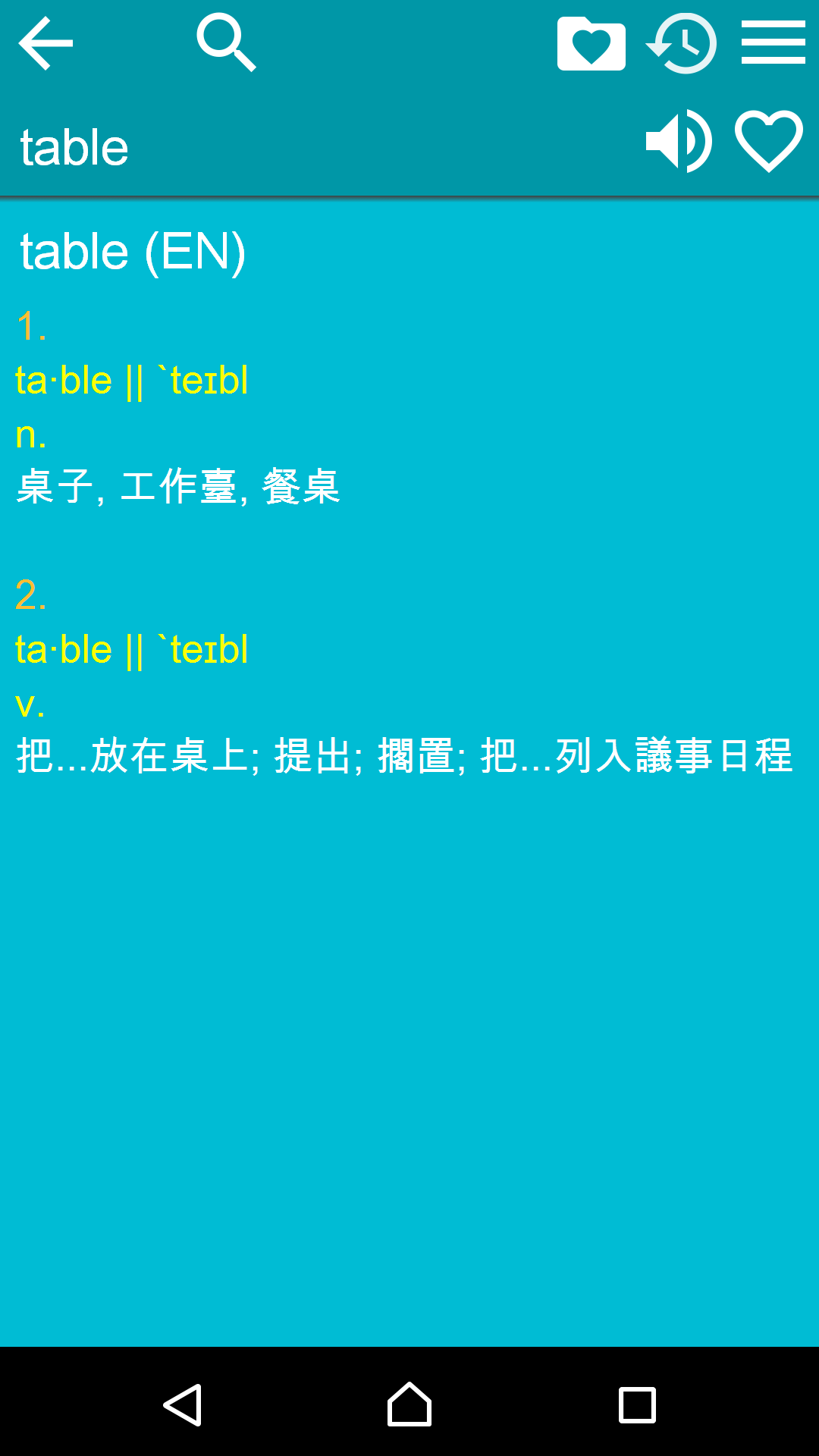 اسکرین شات 3 برنامه English Chinese Dictionary T