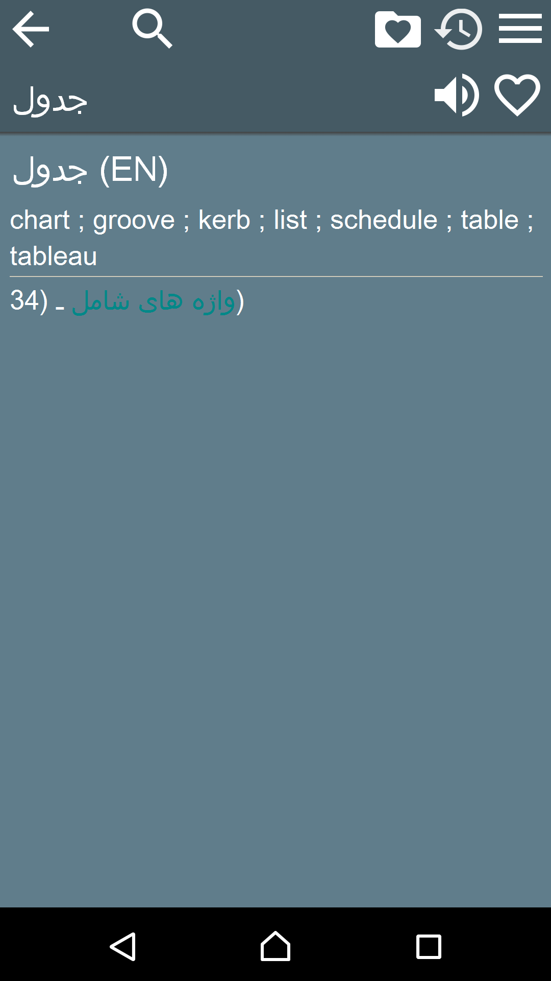 اسکرین شات 6 برنامه English Persian Dictionary