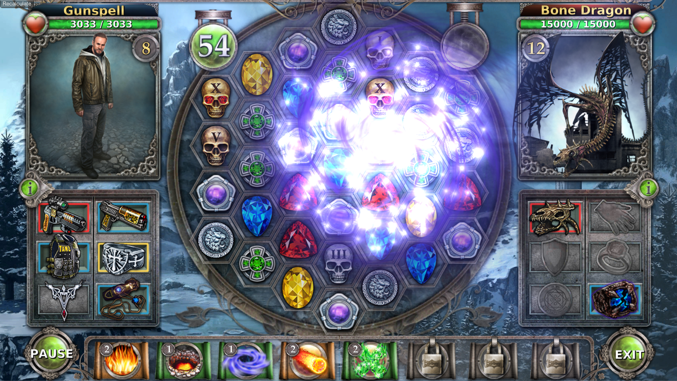 اسکرین شات 3 بازی Gunspell - Match 3 Puzzle RPG