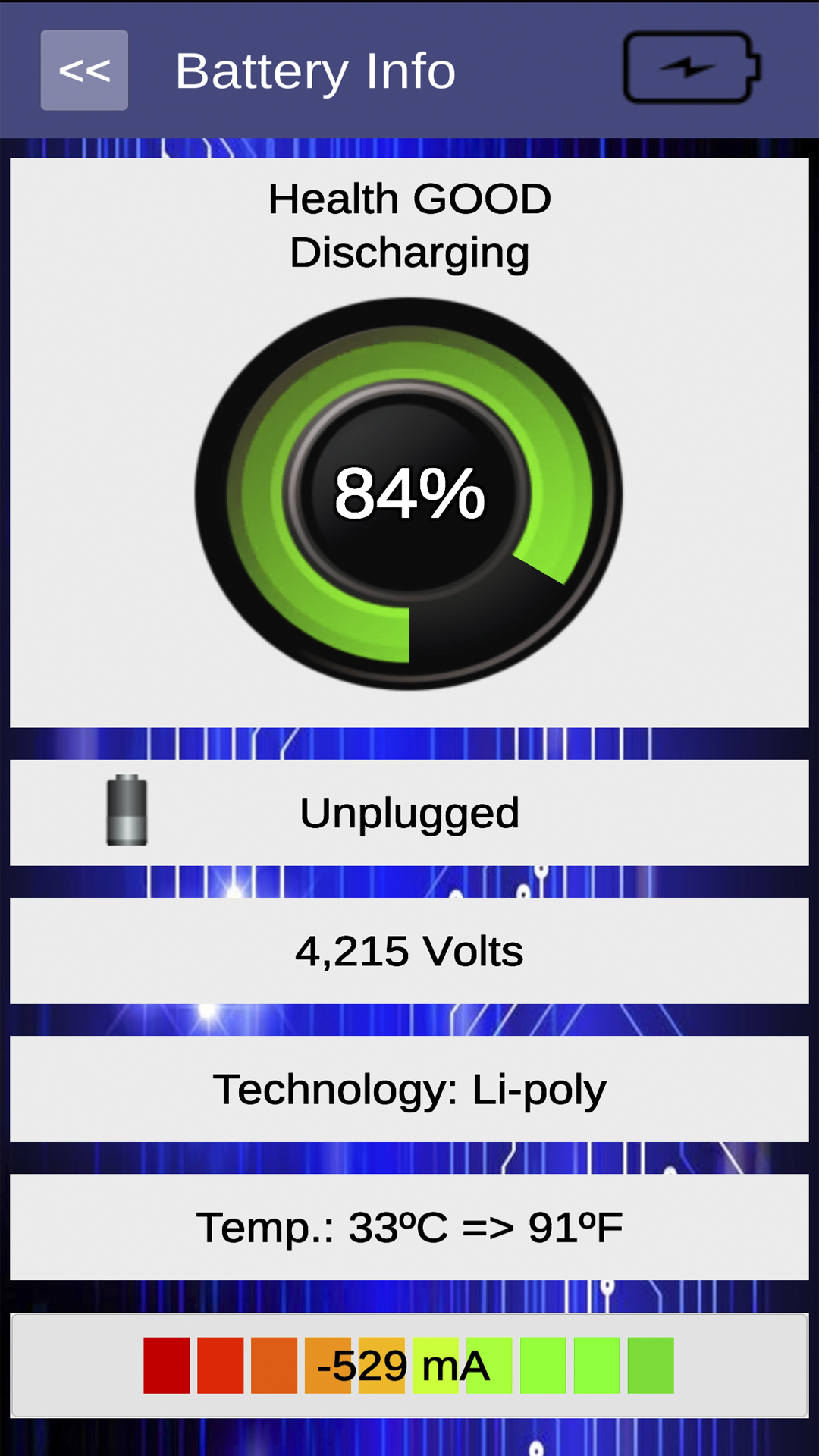 اسکرین شات 4 برنامه Battery doctor - battery amper