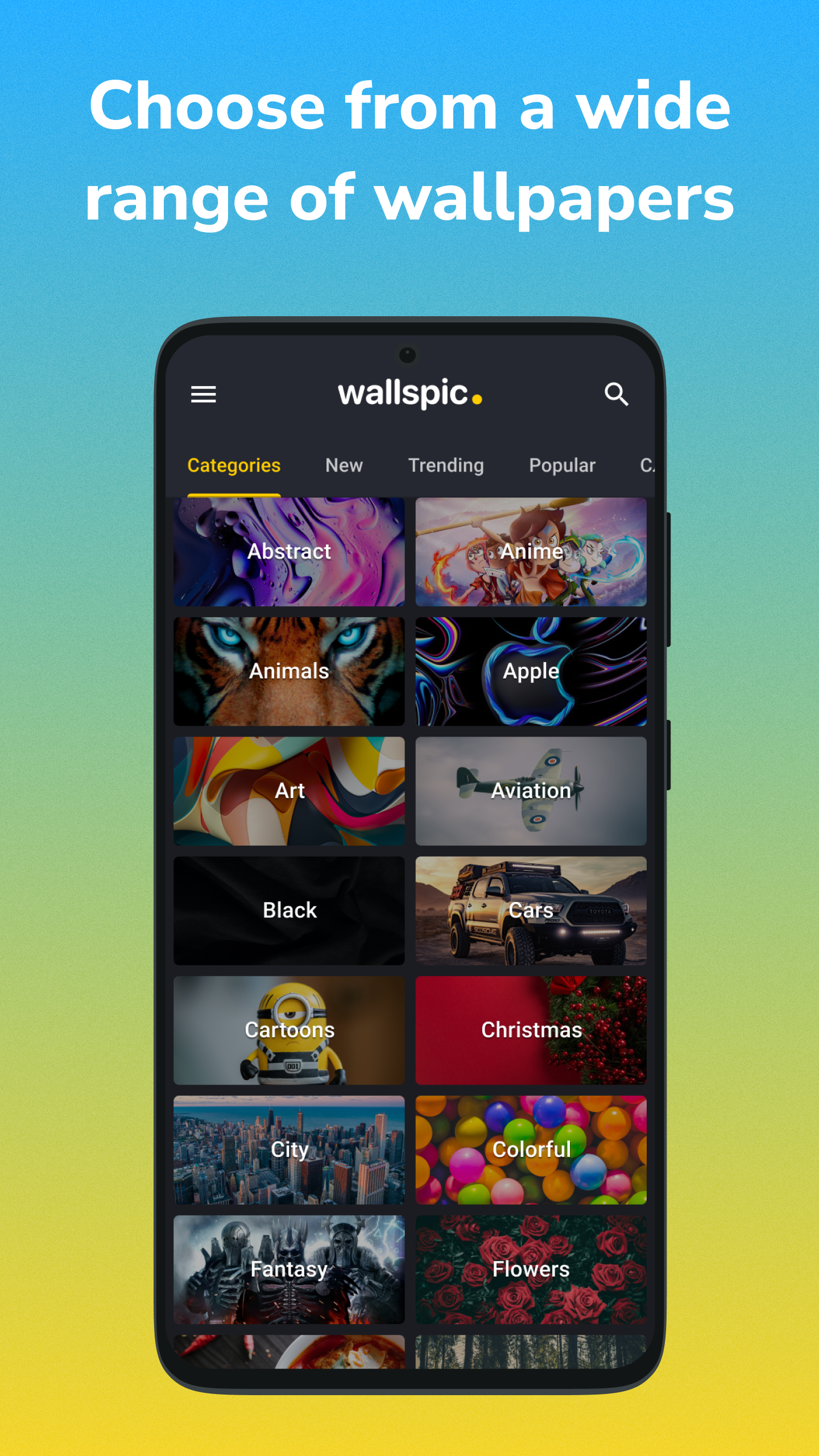 اسکرین شات 3 برنامه Wallpapers 4K, HD Backgrounds