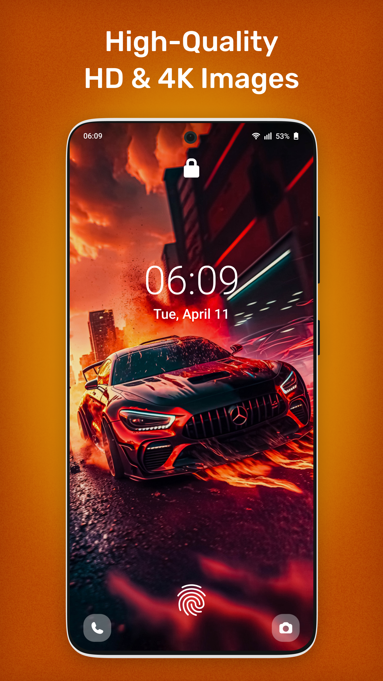 اسکرین شات 4 برنامه Wallpapers 4K, HD Backgrounds