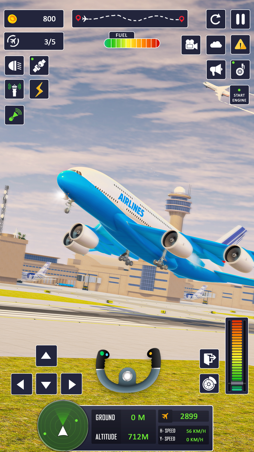 اسکرین شات 1 بازی Airplane Game Flight Simulator