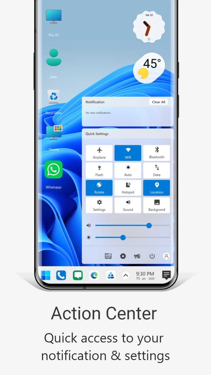 اسکرین شات 3 برنامه Computer Launcher 2