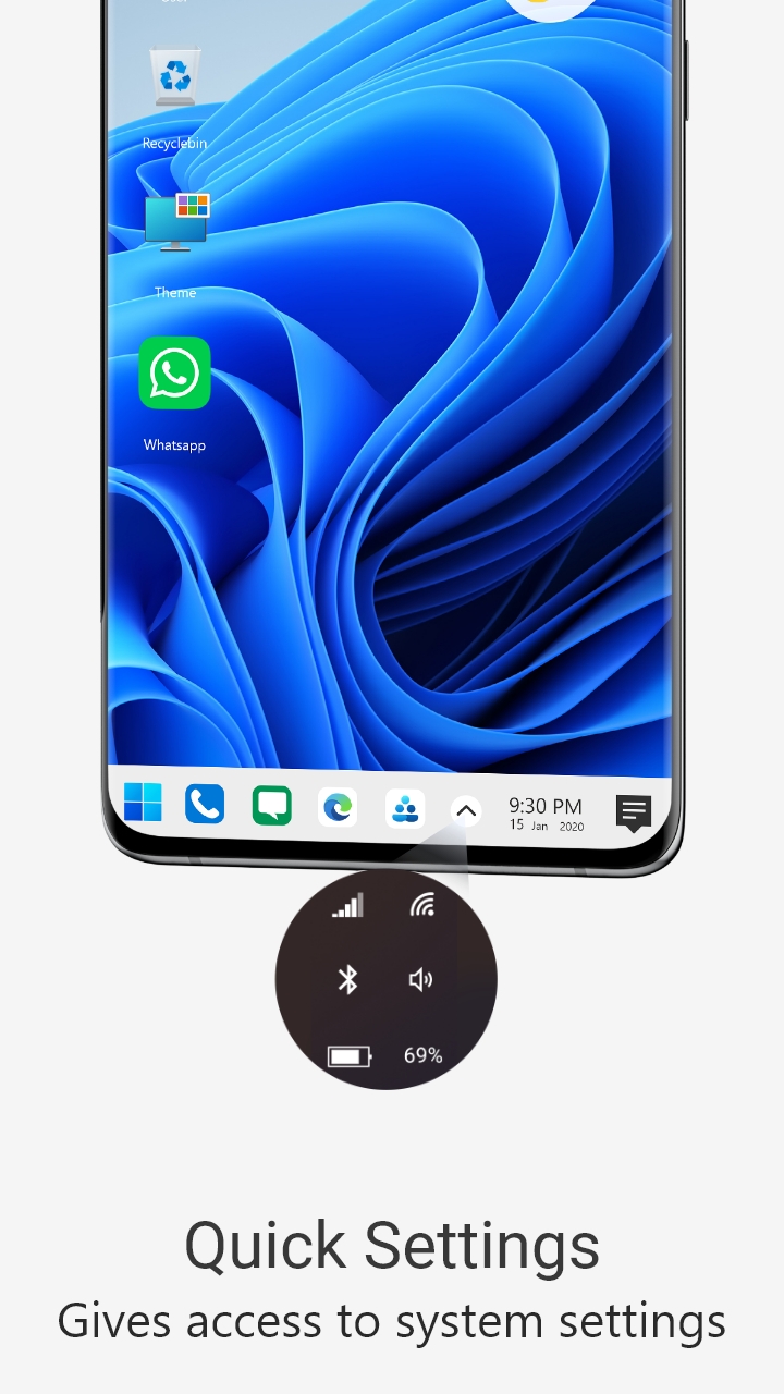 اسکرین شات 5 برنامه Computer Launcher 2